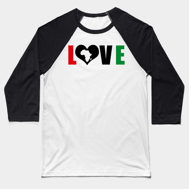 Love Words Baseball T-Shirt by Wanda City